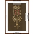 thumbnail image 5 of Art.com Arts and Crafts Geometric Floral Motif Art Print, Brown Frame Wall Art, 21" x 29", 5 of 5