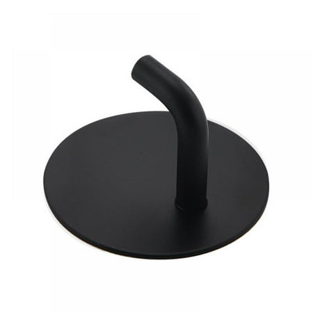 

Naiyafly 1Pc Adhesive Hooks 304 Stainless Steel Simple Practical for Clothing Black