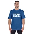 thumbnail image 1 of Inkmeso T-Shirt à Manches Courtes pour Homme avec Imprimé Graphique « First Time Daddy », Chandail Jersey pour Papa, 1 of 7