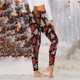 thumbnail image 4 of Puntoco Mujer Navidad Running Impresión Elasticidad Pantalones Entrenamiento Leggings Yoga Pantalones Puntoco Puntoco-1240, 4 of 8