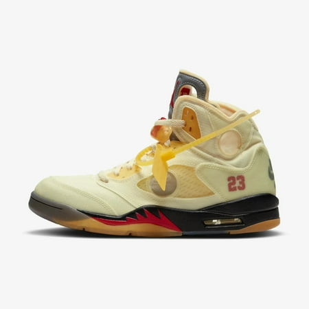 (Men's) Air Jordan 5 Retro SP x Off-White 'Sail' (2020) DH8565-100