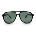 thumbnail image 5 of Polarized Luxury Gentlemanly Iconic Plastic Racer Euro Style Sunglasses [Matte Black - Green], 5 of 8
