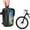 Black-Free Size, variant on CxhicLuv EVA Bike Bag, Water Resistant, Phone Mount, Stable Installation – Handlebar Frame Bag, Ideal for Cycling, Road Trips, Perfect for Bike Enthusiasts