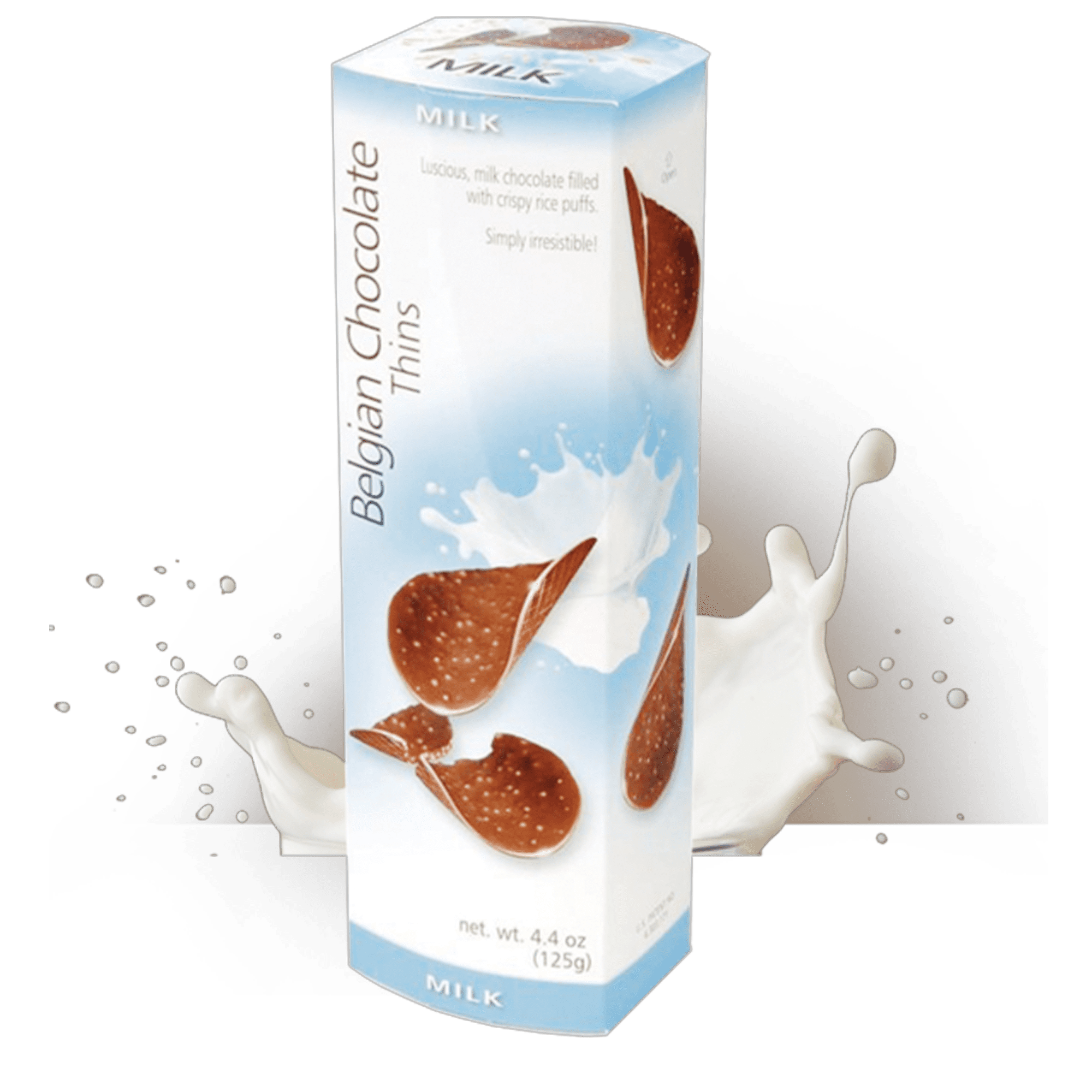 Royal Belgian Chocolate Thins Milk 4.4oz NEW -2 Pack