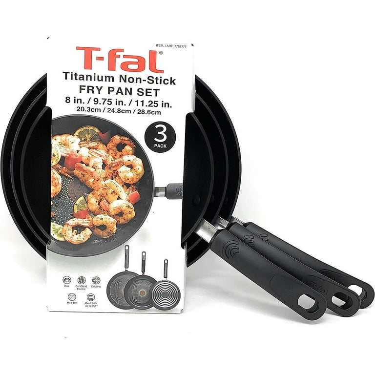 T-Fal E938S3 Professional Total Nonstick Thermo-Spot Heat Indicator Fry Pan Set