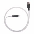 thumbnail image 1 of Ventev ChargeSync Flat Lightning Cable 6ft White Charge/Sync Cables, 1 of 5