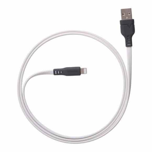 Ventev ChargeSync Flat Lightning Cable 6ft White Charge/Sync Cables