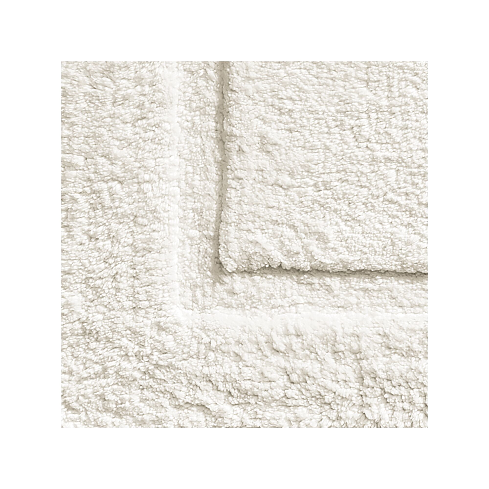 mDesign Bathroom 100% Cotton Rectangle Rug, Long Runner, 60" x 21", Natural/Tan