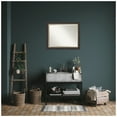 thumbnail image 5 of Amanti Art Hammered Charcoal Tan Beveled Wood Bathroom Wall Mirror, 5 of 10