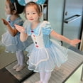 thumbnail image 5 of Toddler Girls Princess Ballerina Tutu Dress Elsa Anna Birthday Party Fancy Costume, 5 of 6