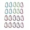 thumbnail image 3 of Drayas Aluminum Carabiner D Shape Buckle Pack, Keychain Clip, Spring Snap Key Chain Clip Hook Screw Gate Buckle 20Pcs, 3 of 4