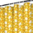 thumbnail image 3 of Yellow Lemon Fruit Shapes Orange Pattern Shower Curtain 36"x72" ,Bathroom Decorative Shower Curtains Set with 12 Hooks,Modern Waterproof Washable Shower Curtain, 3 of 6