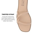thumbnail image 6 of Journee Collection Womens Lauda Tru Comfort Foam Vegan Leather Slip On Sandals, 6 of 6