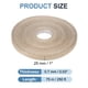 thumbnail image 2 of Bisel de Uxcell, cinta de chapa de madera prepegada flexible para bisel de contrachapado con adhesivo de fusión en caliente para restauración de muebles de roble blanco 1 pulgada x 250 pies, 2 of 7