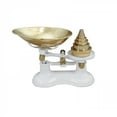 thumbnail image 6 of Renovators Supply Antique Kitchen Decor Counter Weight Scale w/Brass Bowl and Counter Weights for Decoration Purposes, 6 of 8