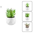 thumbnail image 1 of Succulentes en Pot Simulées avec Pot de Fleurs Mini Différentes Succulentes Artificielles Plante en Pot pour la Maison, 1 of 8