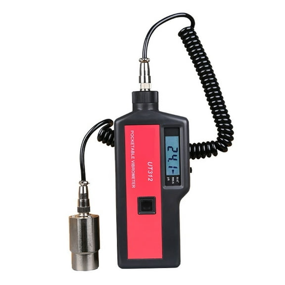 UT312 Portable Vibration Meter High Sensitive Probe Vibration Displacement Velocity Acceleration Measurement ,Easy to Operate