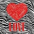 thumbnail image 2 of OnRei 12x12 White Modern Wood Framed Museum Art Print Titled - JUNGLE HEART, 2 of 4