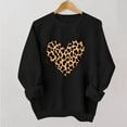 thumbnail image 2 of VKOYWKM Women's Valentines Day Sweatshirt Love Heart Print Pullover Sweatshirt Oversized Long Sleeve Crew Neck Holiday Tops Valentine Sweatshirts, 2 of 7