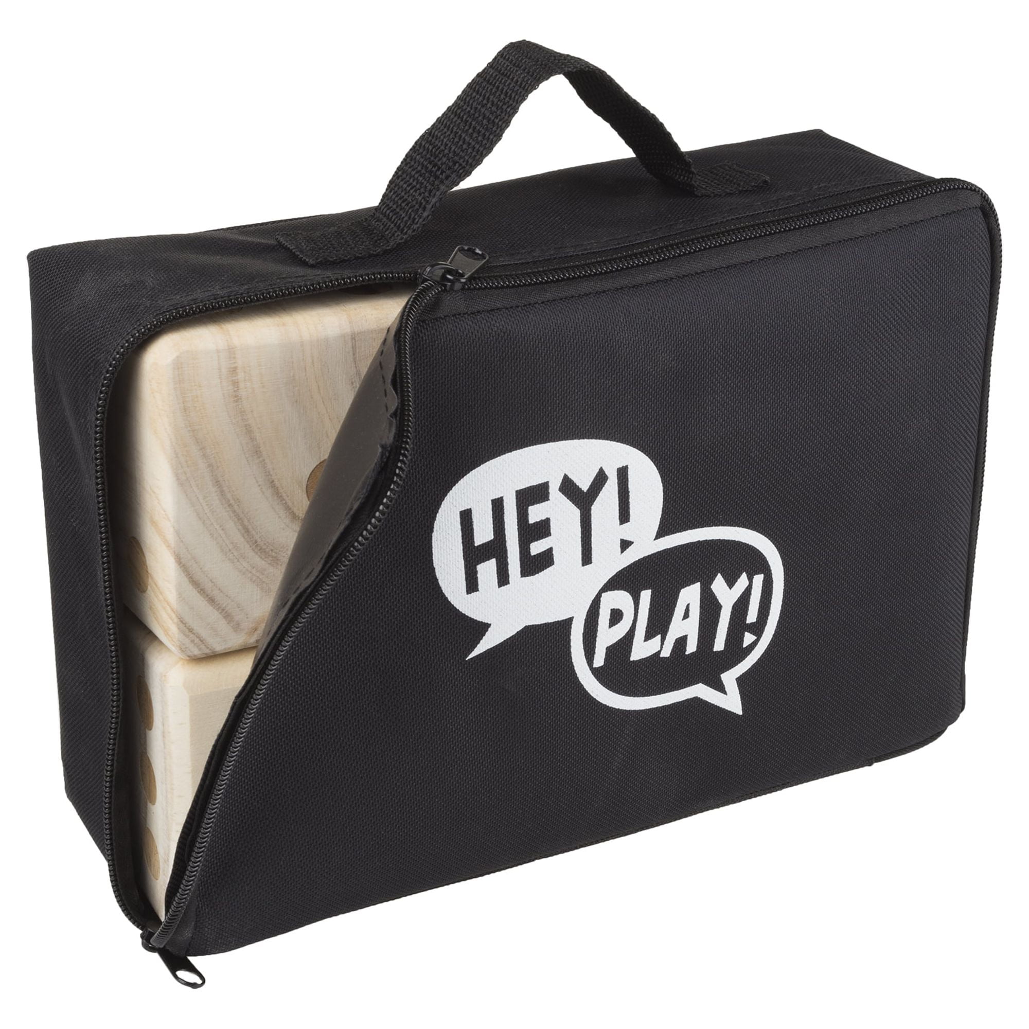 Hey! Play! Giant Wooden Yard Dice Outdoor Lawn Game