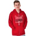 thumbnail image 5 of Live Through the Lord Jesus Christ Zip Up Hoodie Men's Women's Brisco Brands S, 5 of 6