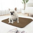thumbnail image 2 of Dog Bed, Pet Bed, Thickened Corduroy Winter Dog Shelter with Detachable Washable Pads, Soft Warm Puppy and Kitten Cushion, 45x35 cm, Lightweight Durable Material, 2 of 7