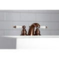 thumbnail image 3 of Kingston Brass KB956PL Victorian Mini-Widespread Bathroom Faucet, Antique Copper, 3 of 5