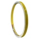 thumbnail image 1 of Rin para bicicleta 16 aero x 28 hoyos aluminio pared sencilla amarillo Mariluz, 1 of 3