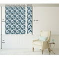 thumbnail image 5 of Ambesonne Flora Peel & Stick Wallpaper for Home, Grungy Print of Gentle Flower, 13"x72", Pale Grey Dark Night Blue, 5 of 5