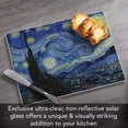 thumbnail image 3 of CounterArt "Starry Night" 3mm Tempered Glass Cutting Board 10" by 8", 3 of 7
