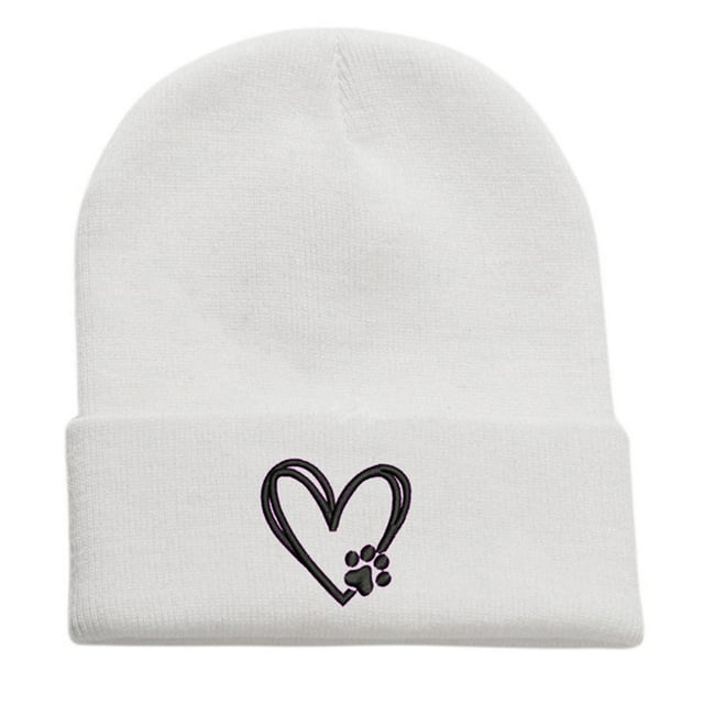 RXMEKW Sun Hats for Men, Claw Imprint Embroidered Knit Cap