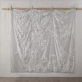 thumbnail image 6 of Home Essence Danica Warm Grey/White 3 Piece Tufted Cotton Chenille Floral Duvet Cover Set, 6 of 15