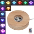 thumbnail image 4 of Soporte De Exhibición Iluminado, Base De Luz LED Material De Madera Aplicación Amplia Control Remoto Ecológico Para Fiestas Para La Oficina Para El Hogar ANGGREK Light Base, 4 of 8