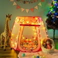 thumbnail image 2 of Crayline Pop Up Princess Tent Con Juguetes De Luz De Estrella Para Niñas De 1, 2 Y 3 Años, Regalo De Cumpleaños, Piscina De Bolas Para Bebés De 12 A 18 Meses, Juguetes Para Niñas, Regalo Para Niños Pe, 2 of 8