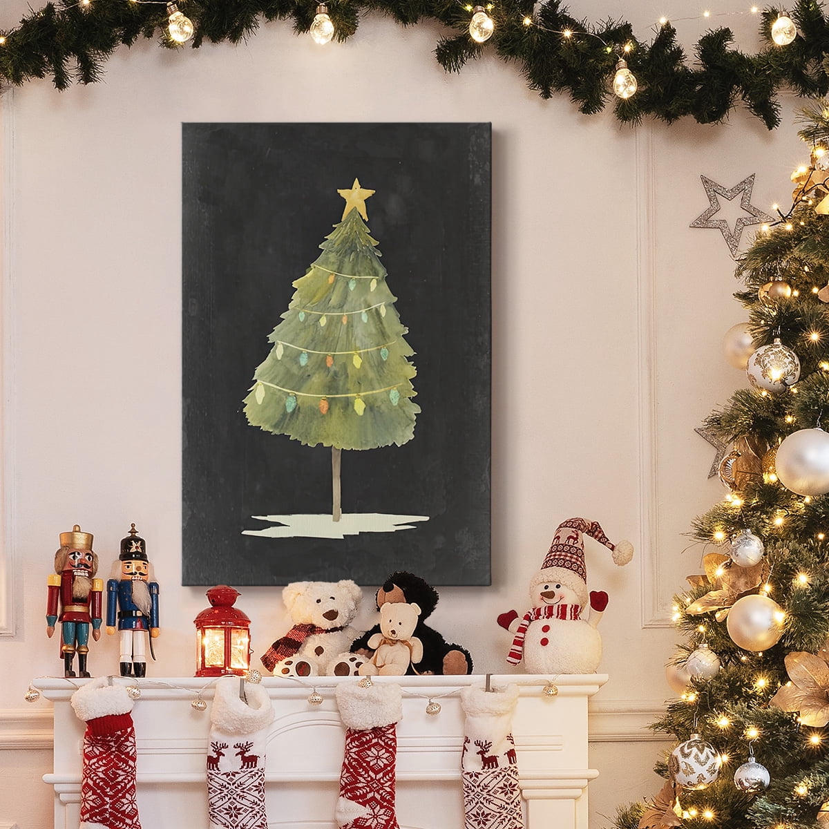Christmas Glow I- Gallery Wrapped Canvas