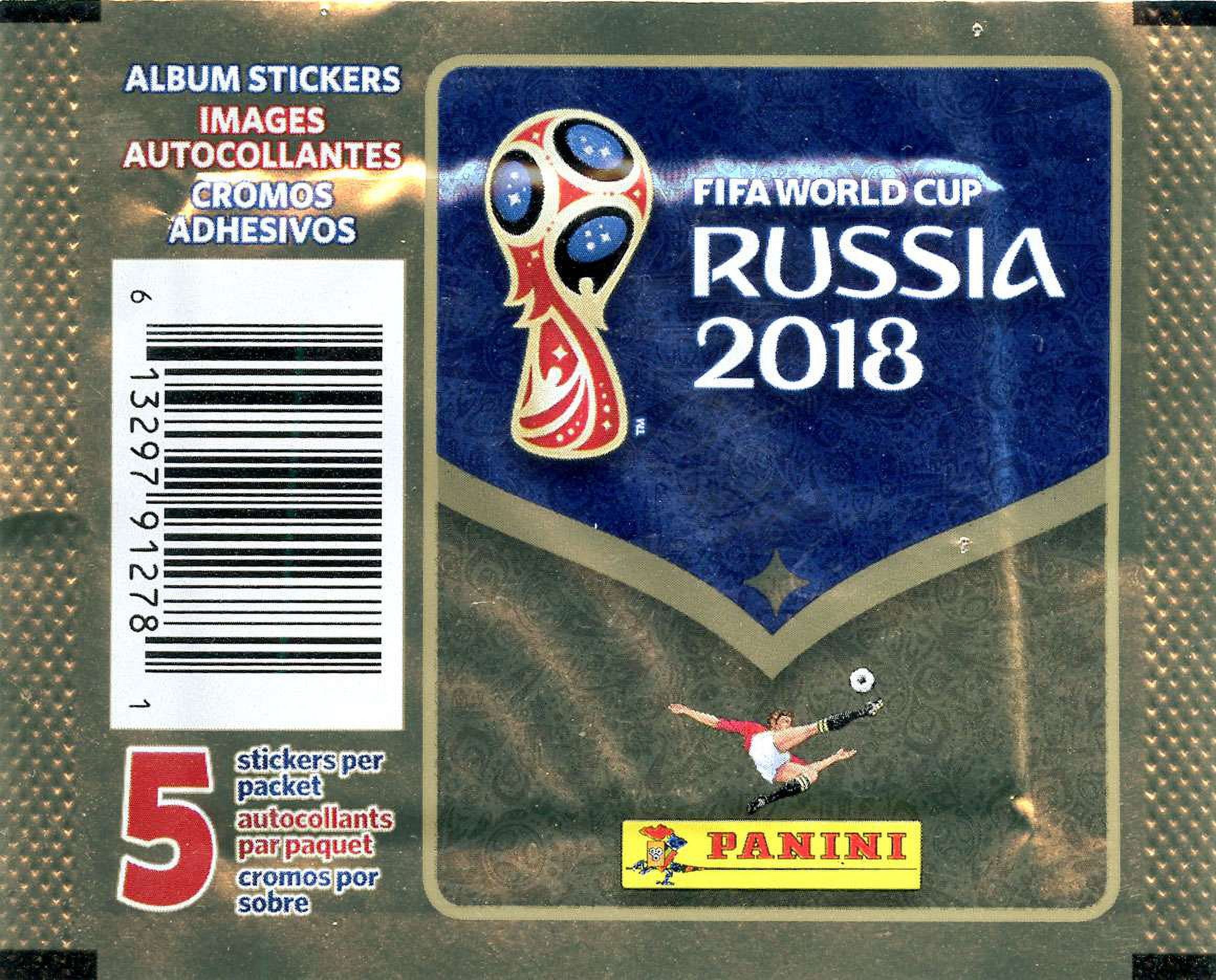 Panini FIFA World Cup Foil Stickers - 2018 Russia & 2022 Qatar Sets + Specials