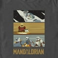 thumbnail image 2 of Men's Star Wars: The Mandalorian Animated Scenes Graphic Tee Charcoal Large, 2 of 5