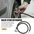 thumbnail image 2 of Unique Bargains 80cm 31' Tire Valve Stem Extension Inflator Extender Hose Universal Fit for Car Motorcycle Bicycle, 2 of 7