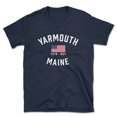 thumbnail image 1 of Yarmouth Maine Patriot Men's Cotton T-Shirt, 1 of 1