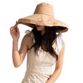 thumbnail image 1 of Floppy Hat Wide Brim - Solid Color Sun Protection Fisherman Cap Summer Beach Hat, 1 of 5