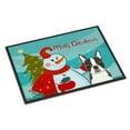 thumbnail image 1 of Muñeco de nieve Caroline's Treasures con alfombrilla Boston Terrier para interiores o exteriores, 18 por 27, multicolor Caroline's Treasures BB1823MAT, 1 of 1