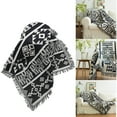 thumbnail image 2 of ODOMY Large Size 100% Cotton Woven Sofa Bed Settee Throw Cover Chair Bedspread Blanket, 2 of 7