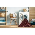 thumbnail image 2 of Ahgly Company Machine Washable Indoor Square Transitional Light Coral Pink Area Rugs, 7' Square, 2 of 7
