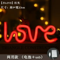 Love LED Neon Sign Light Glowing Valentine's Day Propose Festival Decoration Neon Lamp For Home Party Decor Adult Gift