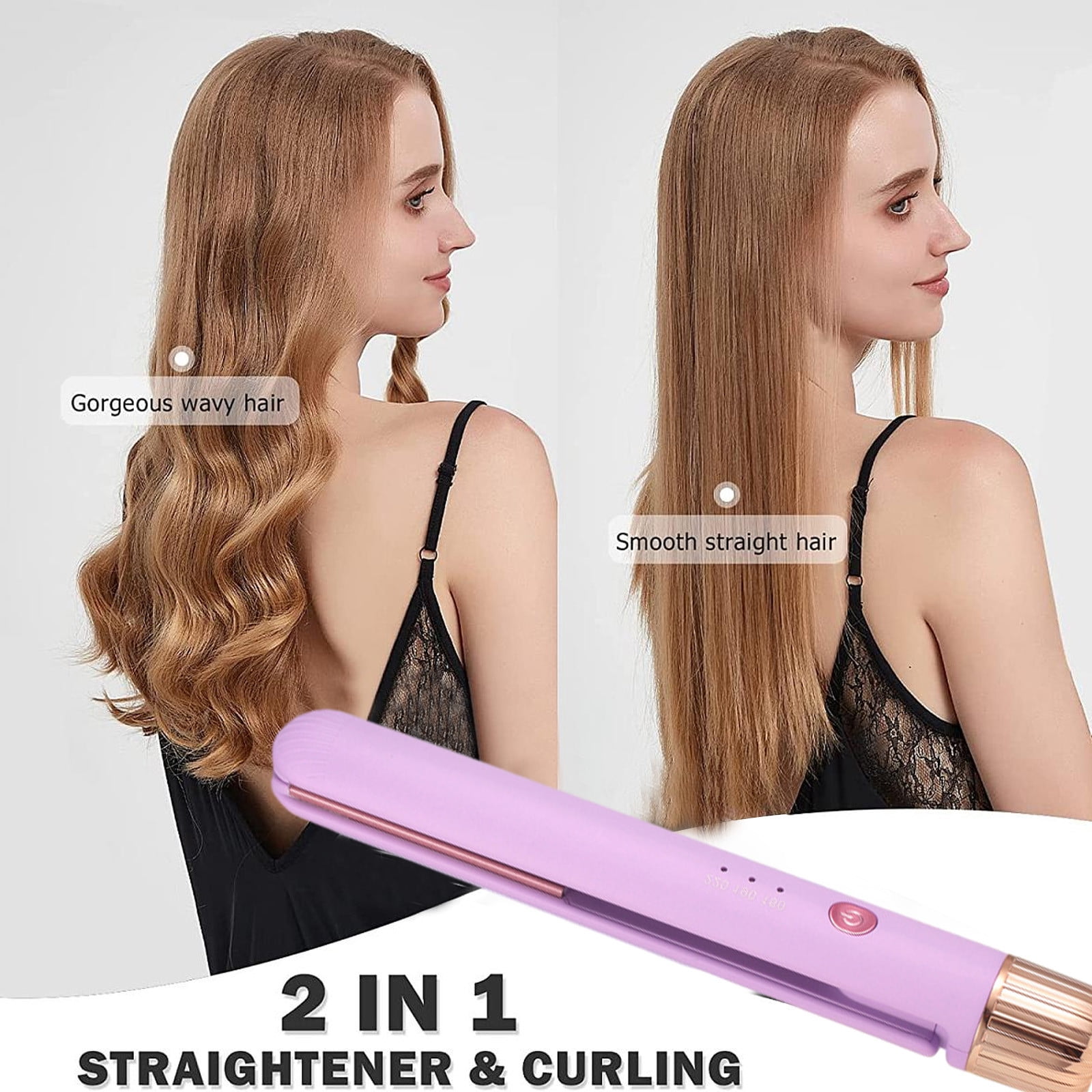Rkxzt Clearance Sale Natural Curls Hair Curler Curling Wand Negative Hair Straightener Without Damaging Hair Curls Fast Heating Crimper Wand Curler In All Hair Type Walmart
