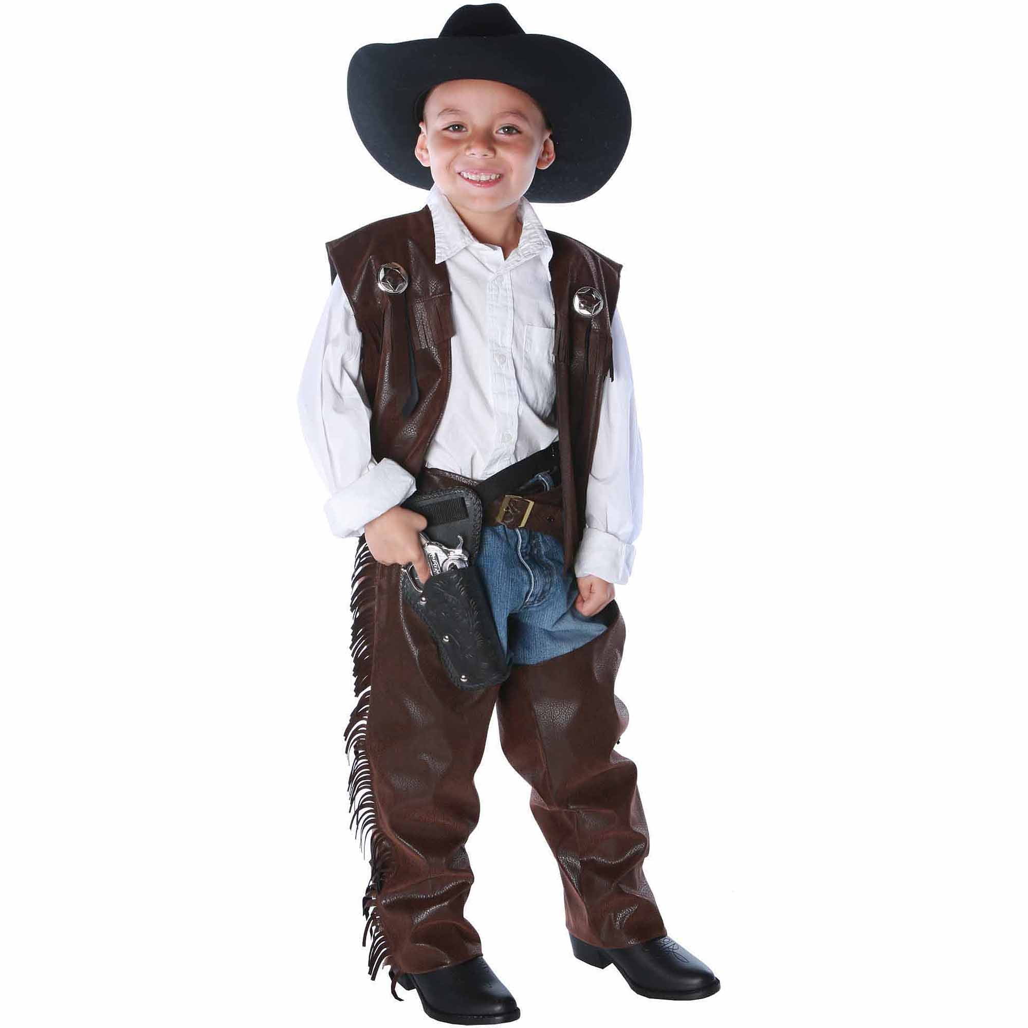 Cowboy Chaps Vest Child Costume Walmartcom
