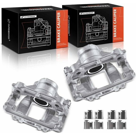 A-Premium Brake Caliper Assembly Compatible with Dodge Freightliner Mercedes-Benz Sprinter 2500 Rear Side 2-PC Set