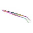 thumbnail image 3 of O'Creme Stainless Steel Precision Kitchen Culinary 8 Inch Tweezer Tongs (8" Curved, Multicolored), 3 of 3