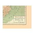 thumbnail image 2 of Historic Map - Portugal Spain Independence 1640 - Artero 1879 - Vintage Wall Art, 2 of 4