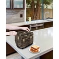 thumbnail image 3 of Farmhouse Wooden Small Toaster Cover 2 Slice, Kitchen Appliance Covers, Old Vintage Antique Time Cottage Scene Toaster Oven Cover with Loop, Bread Machine Cover Polyester Dust Cover Protection, 3 of 4